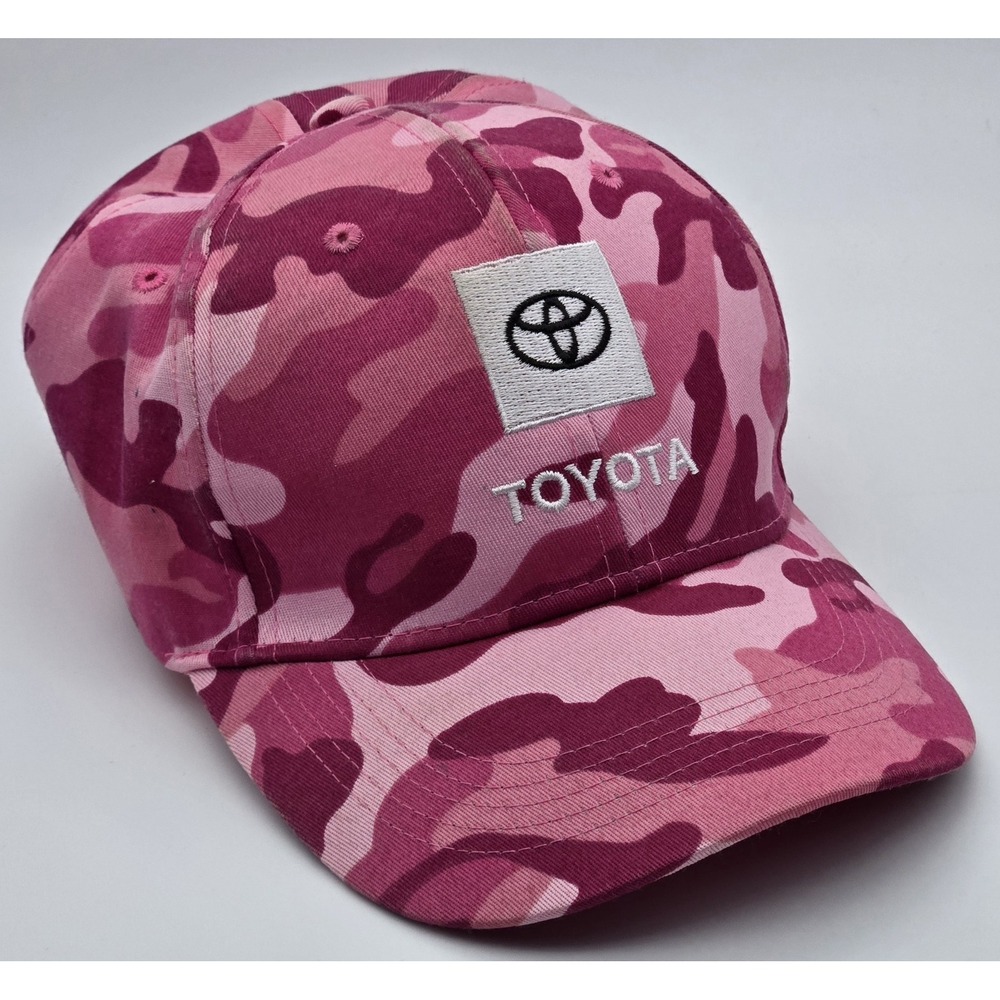 Toyota Cap Hat Adult Womens Adjustable Hook & Loop Camouflage Outdoor Wear - Picture 2 of 11